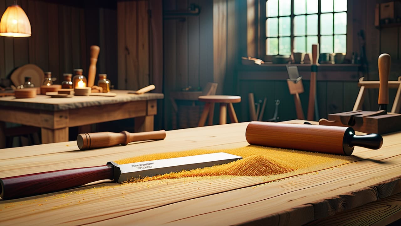  an intricate woodworking scene showcasing various traditional joints: dovetail, mortise and tenon, lap joint, and biscuit joint, arranged on a rustic wooden workbench, surrounded by tools like chisels, saws, and wood shavings. hyperrealistic, full body, detailed clothing, highly detailed, cinematic lighting, stunningly beautiful, intricate, sharp focus, f/1. 8, 85mm, (centered image composition), (professionally color graded), ((bright soft diffused light)), volumetric fog, trending on instagram, trending on tumblr, HDR 4K, 8K