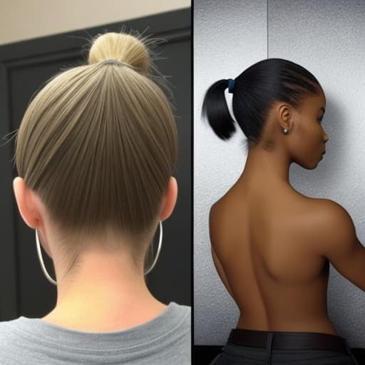  Nigger a ponytail in 