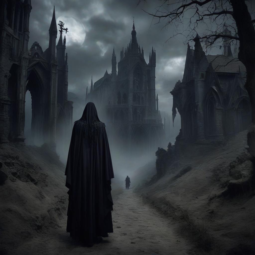  gothic, valley of death, fear and terror all around.