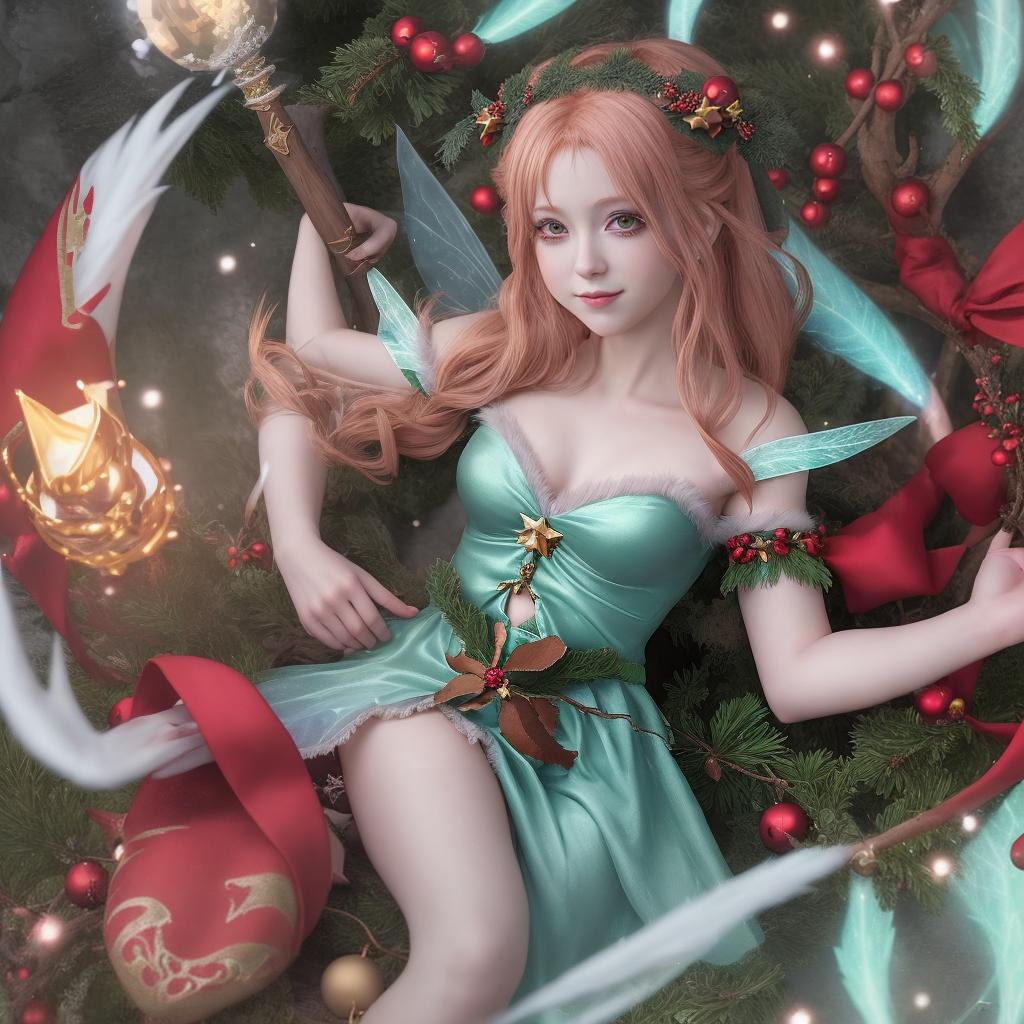  yule fairy anime style 8k