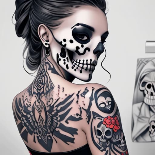  Tattoo artist skull