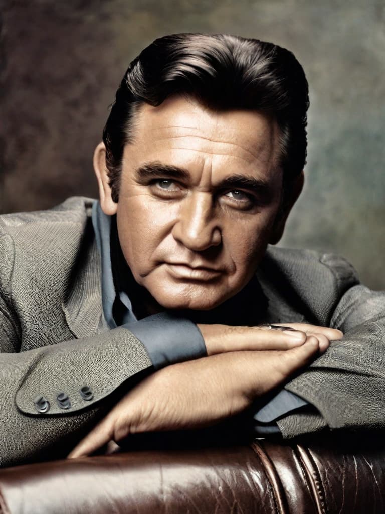  Young Johnny Cash Portrait