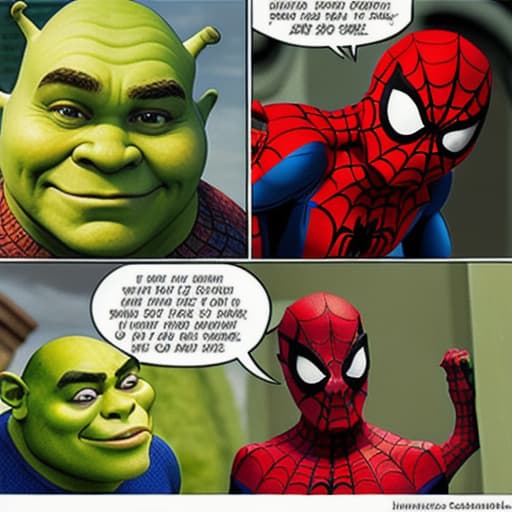  Shrek vs Spider-Man