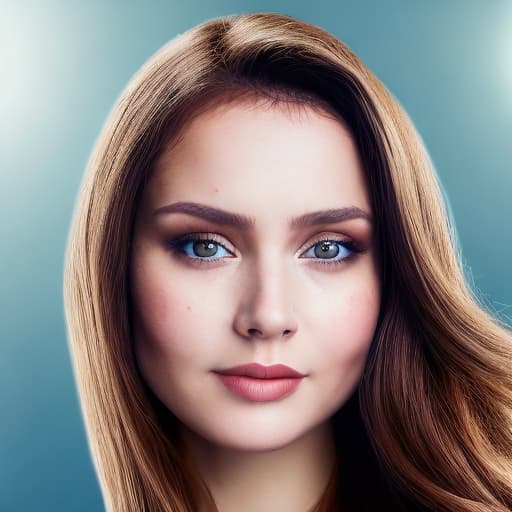 portrait+ style Russian queer TV actress brunette female face