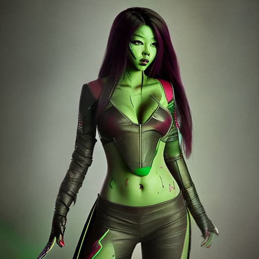 redshift style Jennie Kim as Gamora