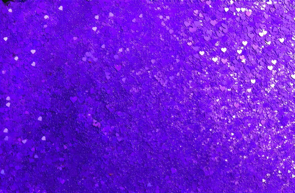  purple heart confetti set on purple confetti background. valentine's day ar 3:2 {prompt}, maximum details