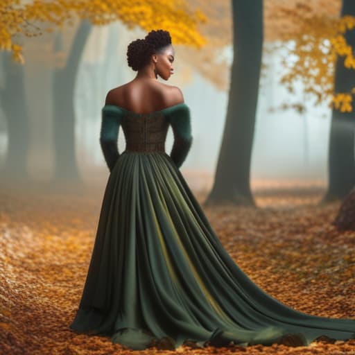  fantasia earthy autumn aesthetics hyperrealistic, full body, detailed clothing, highly detailed, cinematic lighting, stunningly beautiful, intricate, sharp focus, f/1. 8, 85mm, (centered image composition), (professionally color graded), ((bright soft diffused light)), volumetric fog, trending on instagram, trending on tumblr, HDR 4K, 8K