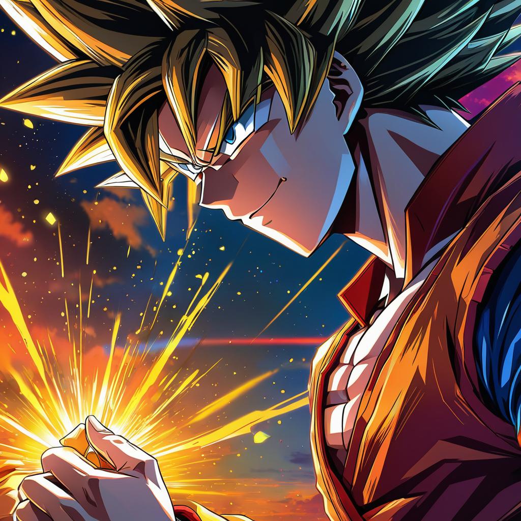  design a joint credit card with the game goku, anime artwork, anime style, key visual, vibrant, studio anime, highly detailed