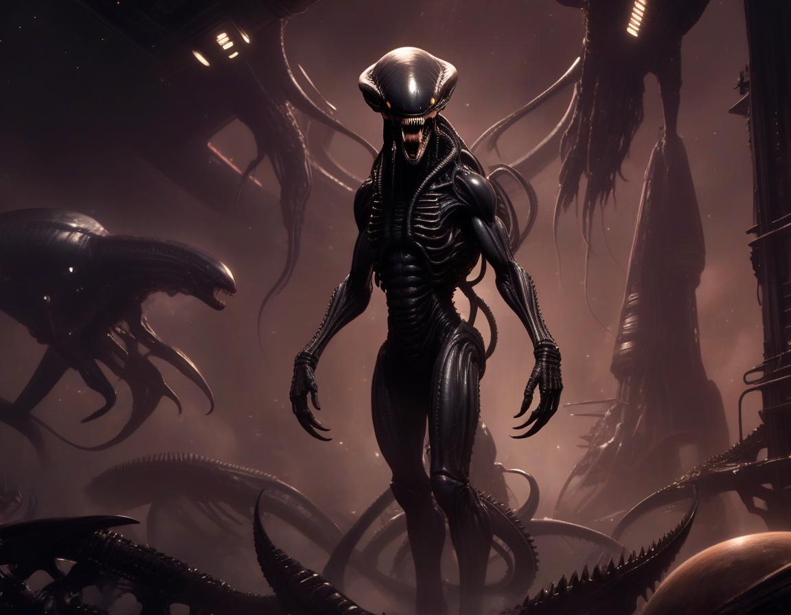  species, xenomorph, monster, jaw, space, realism, horror