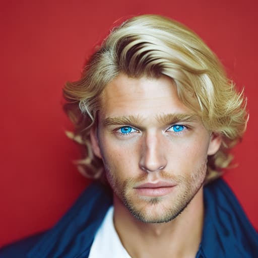 portrait+ style WCW superstar blonde hunk dude face