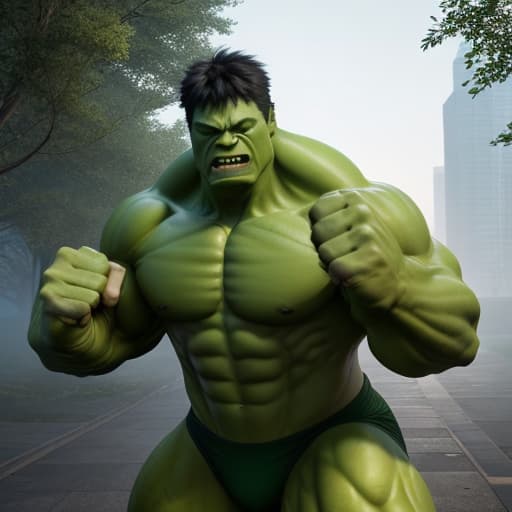  (Hulk weightlifting), photorealistic, highly detailed, 4k, high quality hyperrealistic, full body, detailed clothing, highly detailed, cinematic lighting, stunningly beautiful, intricate, sharp focus, f/1. 8, 85mm, (centered image composition), (professionally color graded), ((bright soft diffused light)), volumetric fog, trending on instagram, trending on tumblr, HDR 4K, 8K