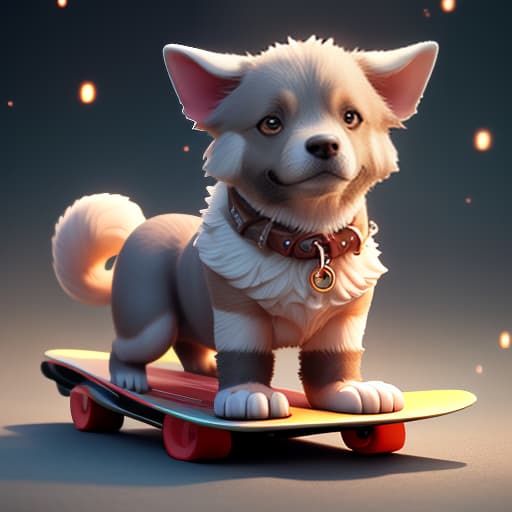  A Taxidog rides a skateboard with one paw, its ear flaps in the wind. hyperrealistic, full body, detailed clothing, highly detailed, cinematic lighting, stunningly beautiful, intricate, sharp focus, f/1. 8, 85mm, (centered image composition), (professionally color graded), ((bright soft diffused light)), volumetric fog, trending on instagram, trending on tumblr, HDR 4K, 8K