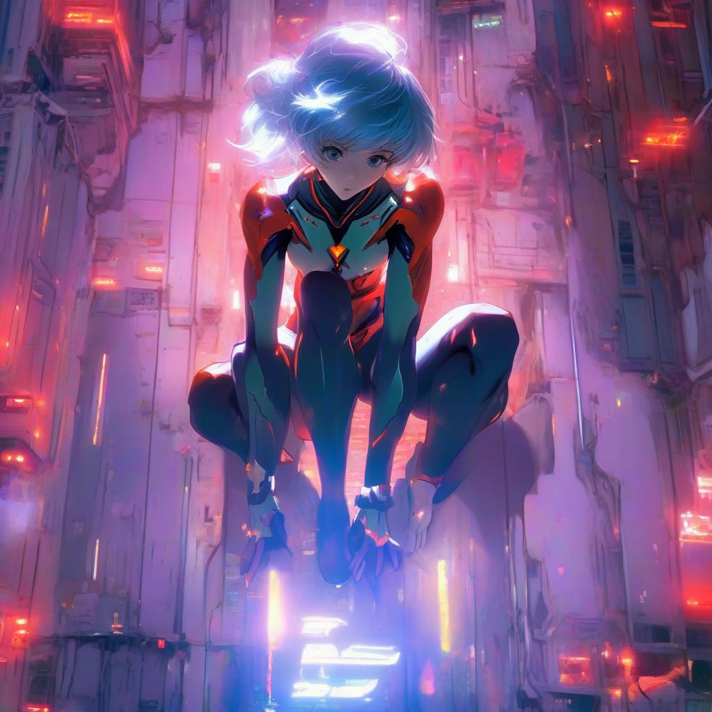  anime girl sitting on the floor with her legs up in the air and her, rei ayanami, neon genesis evangelion fanart, rogue anime girl ayanami rei, neon genesis evangelion style, ( evangelion ), beautiful asuka from evangelion, trending on artstation pixiv, evangelion, nixeu, pixiv 3dcg, evangelion anime poster, top rated on pixiv, evangelion anime, at pixiv, neon genesis evangelion, popular on pixiv, sci fi concept art :: nixri, trending on pixiv, ayanami, featured on pixiv hyperrealistic, full body, detailed clothing, highly detailed, cinematic lighting, stunningly beautiful, intricate, sharp focus, f/1. 8, 85mm, (centered image composition), (professionally color graded), ((bright soft diffused light)), volumetric fog, trending on instagram, trending on tumblr, HDR 4K, 8K