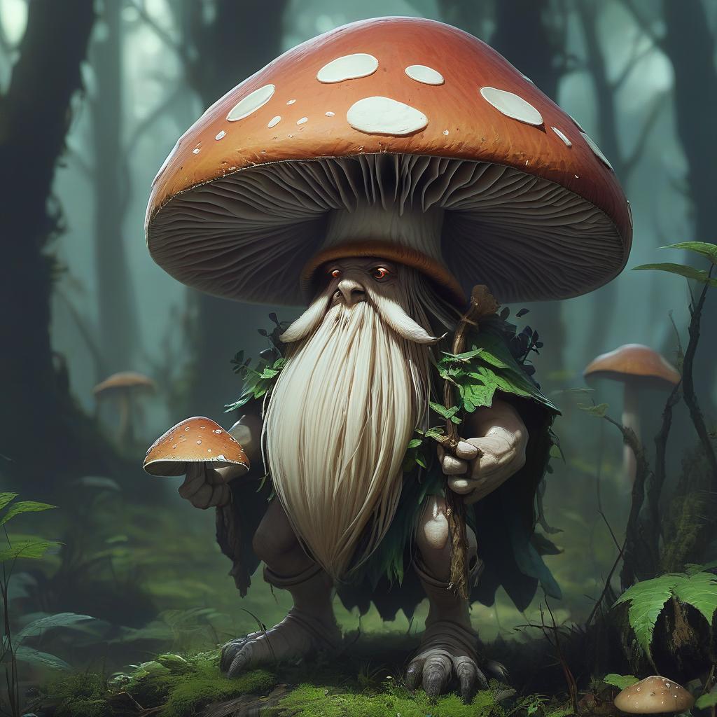  humanoid mushroom, druid