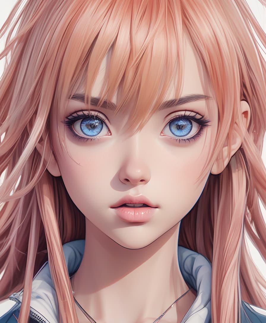  hyperrealistic art a fully colored picture for coloring of an anime girl in long hair, in the style of subversive appropriation, blink and you miss it detail, bold chromaticity, the new fauves, charming characters, , hurufiyya, . extremely high resolution details, photographic, realism pushed to extreme, fine texture, incredibly lifelike