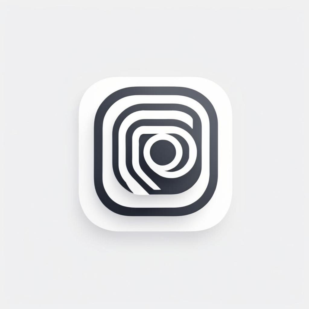  white grid, ios app icon, ios style, (ios style mobile app icon:1.5), logo, midjourney style, hq, hightly detailed, 4k