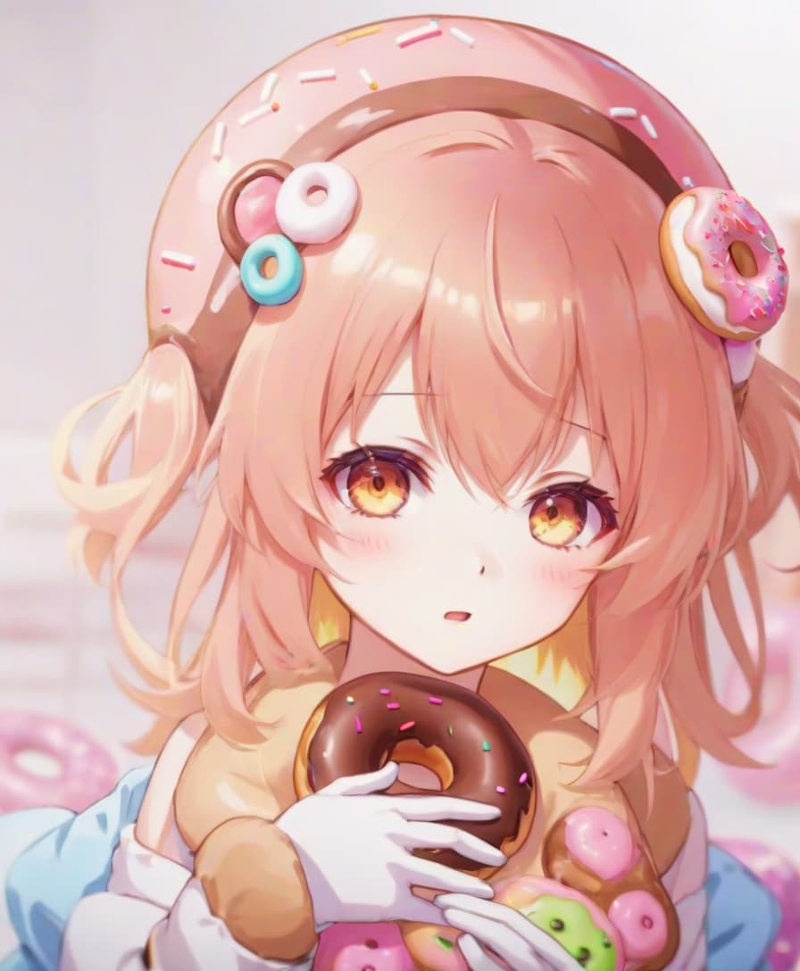  anime artwork donut . anime style, key visual, vibrant, studio anime, highly detailed