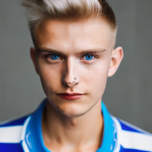 portrait+ style Czech Republic LGBT queer twink blonde hunk dude face