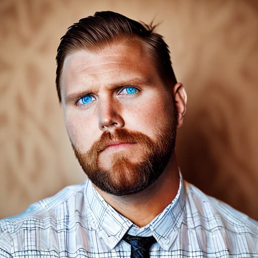 portrait+ style Curtis Axel queer face