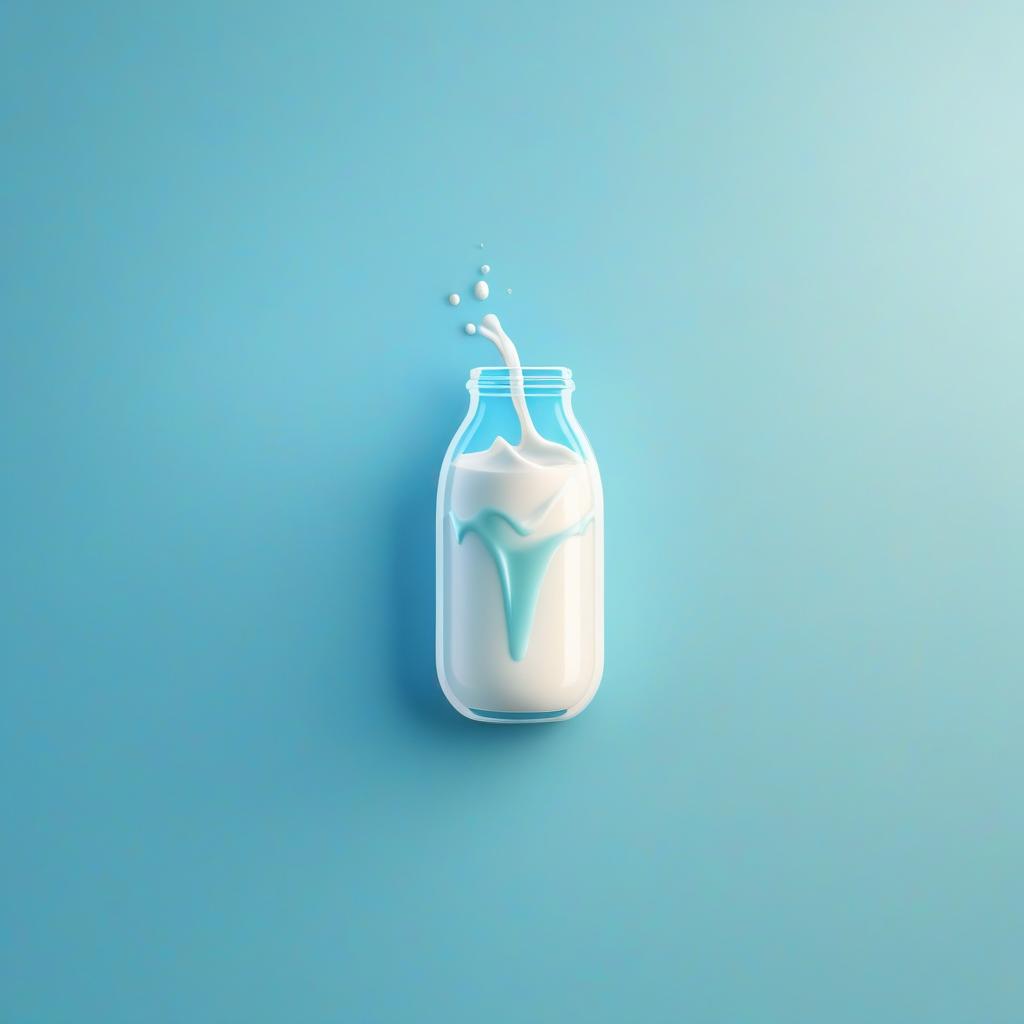  design of a minimalistic logo depicting the health production with milk in blue, milky, green colors. add lines as an additional design element. v 5, logo hyperrealistic, full body, detailed clothing, highly detailed, cinematic lighting, stunningly beautiful, intricate, sharp focus, f/1. 8, 85mm, (centered image composition), (professionally color graded), ((bright soft diffused light)), volumetric fog, trending on instagram, trending on tumblr, HDR 4K, 8K