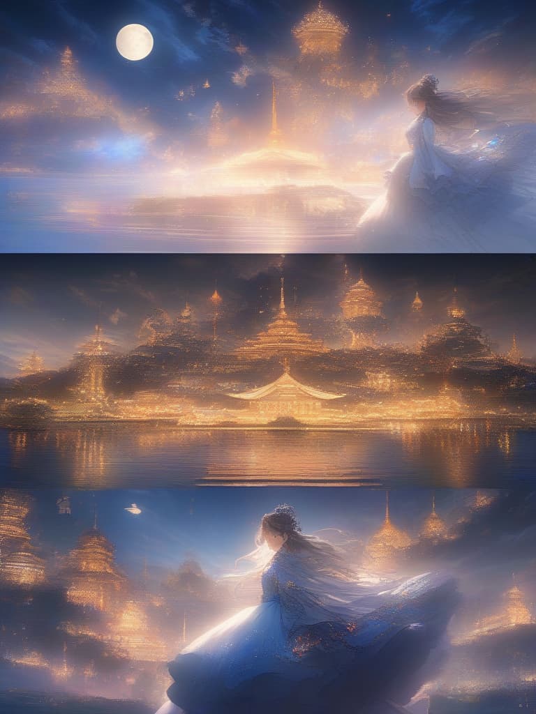  detailed,vivid colors,pastel background,(masterpiece,hyper quality 1 5),ultra detailed,highlight eyes,detailed face,looking,scenery,master piece,best quality,ultra detailed,high resolution,8k,cute dollike girls,a sea of clouds illuminated by moonlight,magical animals,charming girl,pastel colored apartment,smile,110 tiered ruffle,trademark pose,posing for a good look,clear pointing,clear fingers hyperrealistic, full body, detailed clothing, highly detailed, cinematic lighting, stunningly beautiful, intricate, sharp focus, f/1. 8, 85mm, (centered image composition), (professionally color graded), ((bright soft diffused light)), volumetric fog, trending on instagram, trending on tumblr, HDR 4K, 8K