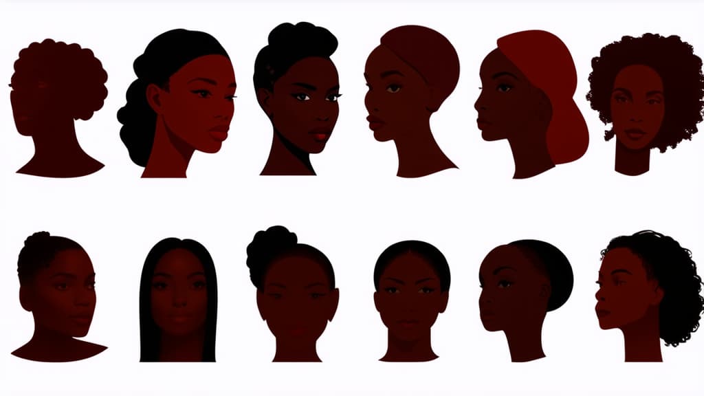  different beauty. set of different female heads on light background. different races and nationalities. ar 16:9, (natural skin texture), highly detailed face, depth of field, hyperrealism, soft light, muted colors