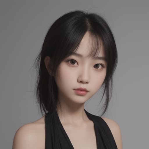  girl, best quality, solo, headshot, simple background