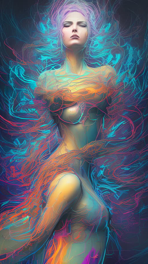 nvinkpunk (dark shot:1.4), 80mm, (acrylic paint:1.2) of a captivating mycelium woman, intricate details reminiscent of (tomasz alen kopera's:1.2) style, standing gracefully in front of a blazing fire in a digital art format, inspired by (zbrush central contest winner:1.2) aesthetics and the mesmerizing works of (alberto seveso:1.1) and (dan mccaw:1.1), ultrafine detail showcasing delicate fungal patterns intertwined with a fiery essence, hair crafted from dancing flames, reminiscent of the artistry of (marc adamus:1.1), mystical and ethereal atmosphere, vibrant colors blending seamlessly, dynamic composition, evoking a sense of otherworldly beauty and mystery., soft light, sharp, exposure blend, medium shot, bokeh, (hdr:1.4), high contrast, (cinemati