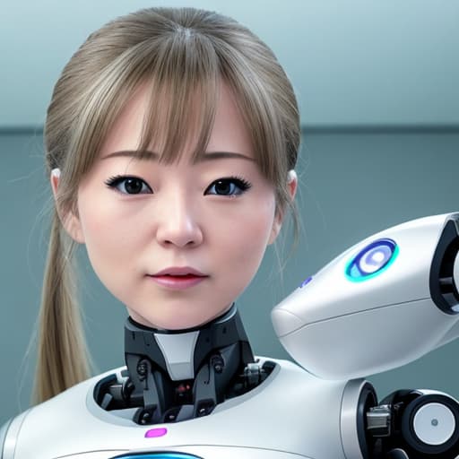  Your stunning new female robot looks like a perfect tiny Japanese 