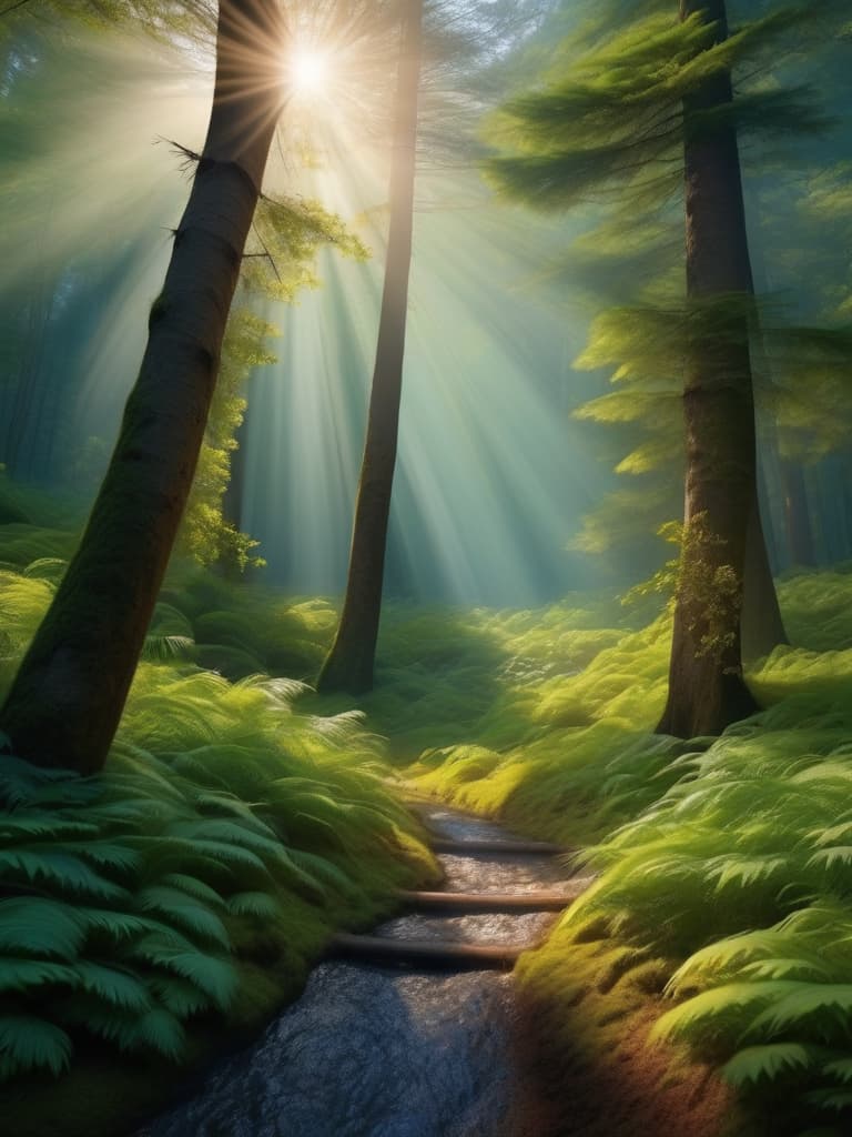  the background of the forest, the sun, the wind photo realistic, highly intricate and detailed, masterpiece, ultra high res,photography,8k resolution