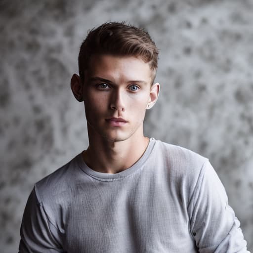 portrait+ style Czech Republic twink brunette hunk dude face