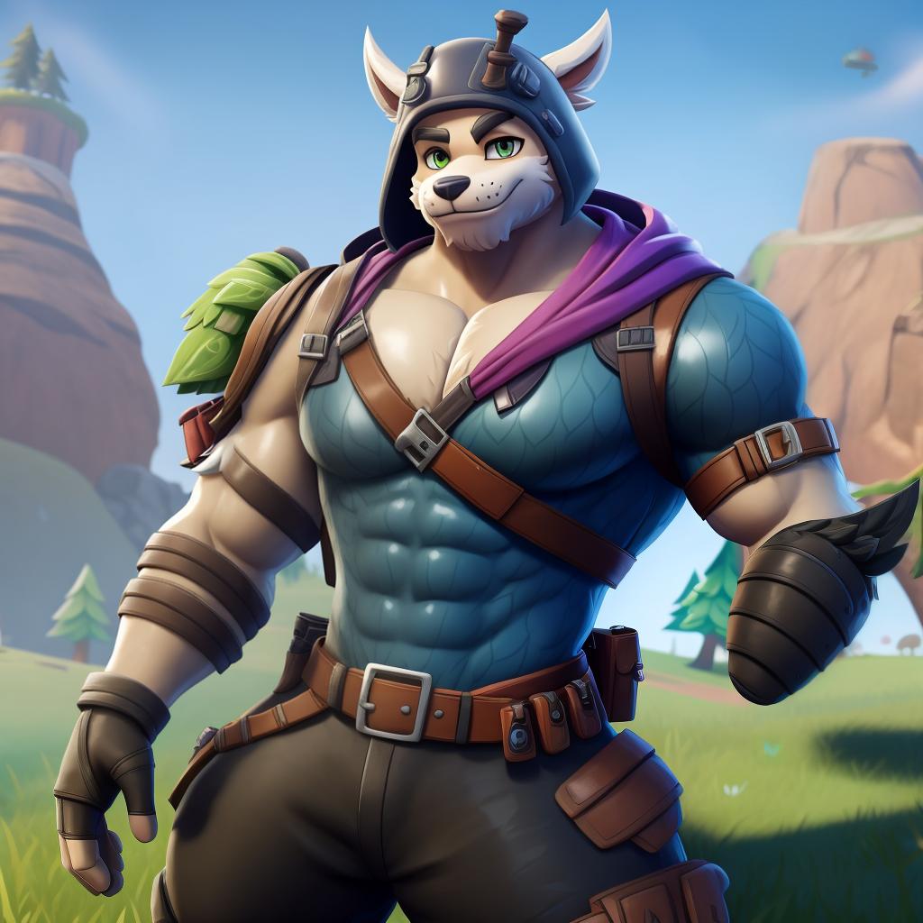  Male big chuggus (fortnite), full body, high quality resolution, open eyes, digital art, masterpiece, 4k, fine details,