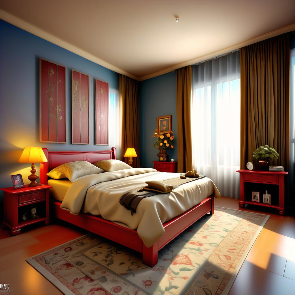  hdr photo of living bed. . high dynamic range, vivid, rich details, clear shadows and highlights, realistic, intense, enhanced contrast, highly detailed, hkmagic