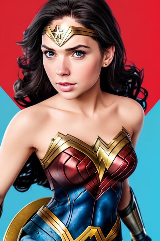  Stylish cute wonderwoman portrait hd