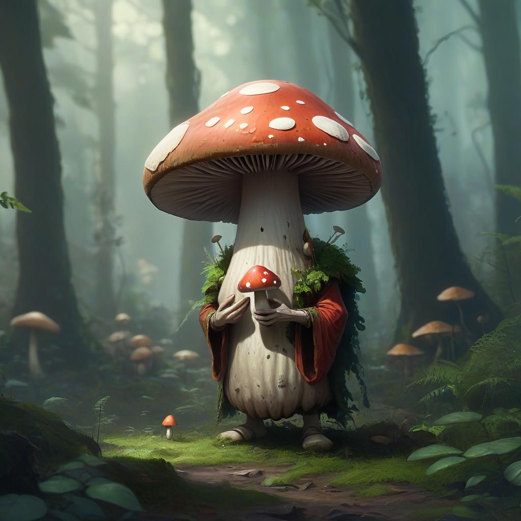  humanoid mushroom, druid, hkmagic