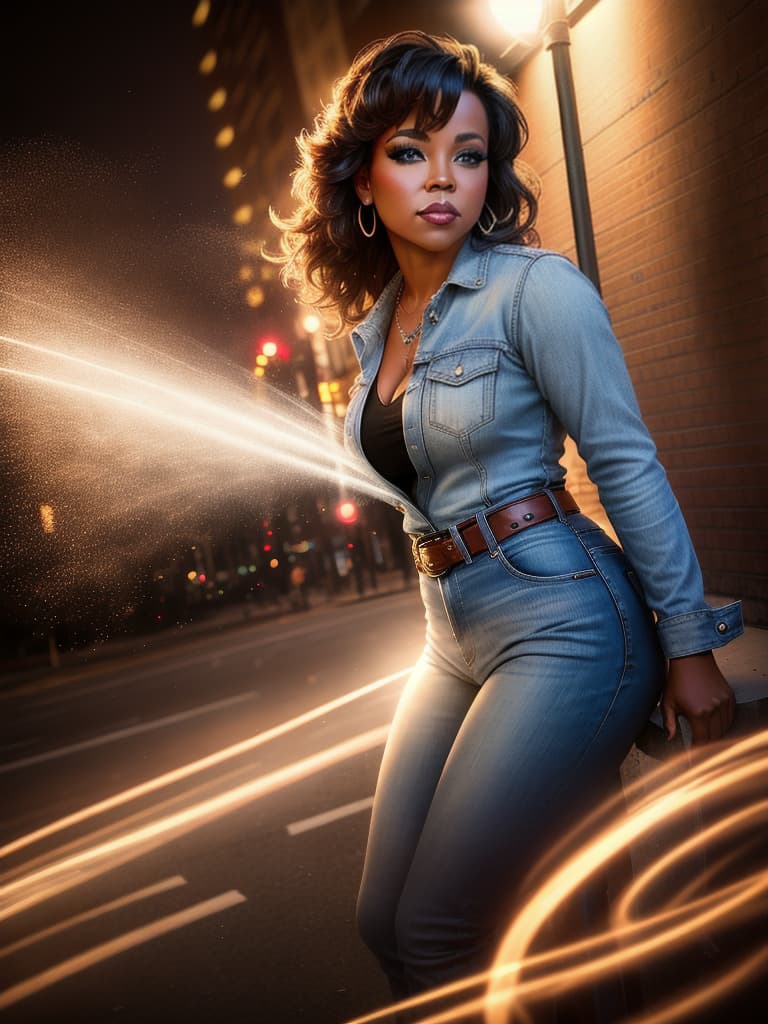  The country singer Tonya Tucker, medium shot, upper body, spotlight, long exposure lighting, street art style spray paint, glamour lighting