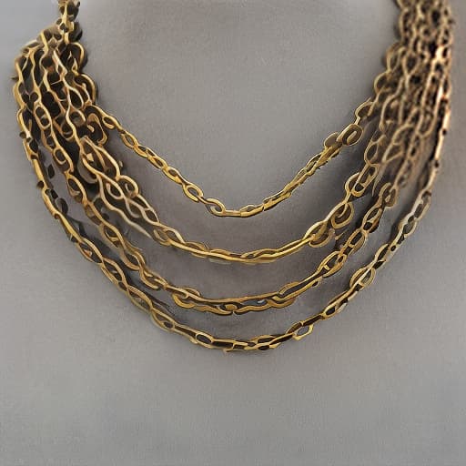 dvarchmodern fine bronze chains, old bronze, evenly stretched