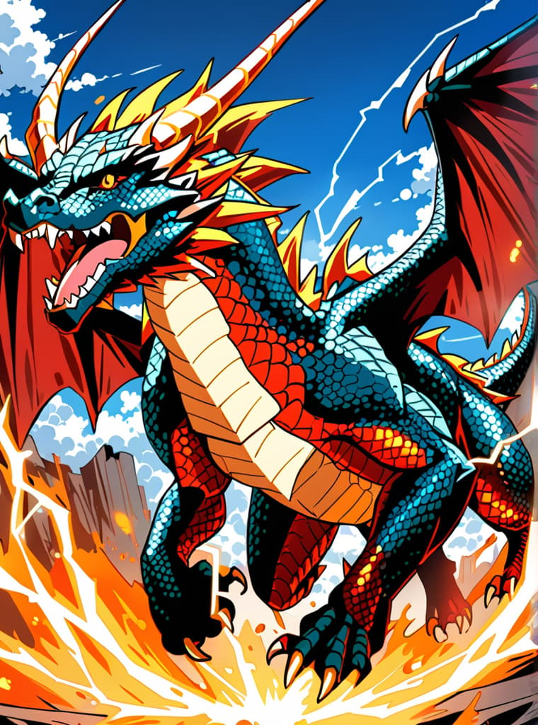  charging dragon