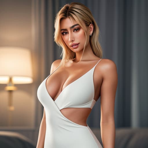  Hailey Bieber Naked hyperrealistic, full body, detailed clothing, highly detailed, cinematic lighting, stunningly beautiful, intricate, sharp focus, f/1. 8, 85mm, (centered image composition), (professionally color graded), ((bright soft diffused light)), volumetric fog, trending on instagram, trending on tumblr, HDR 4K, 8K