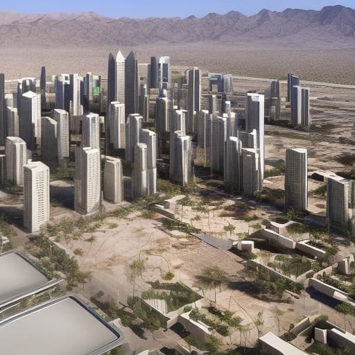 dvarchmodern a city in the desert an oasis with nanotechnology forward to the future