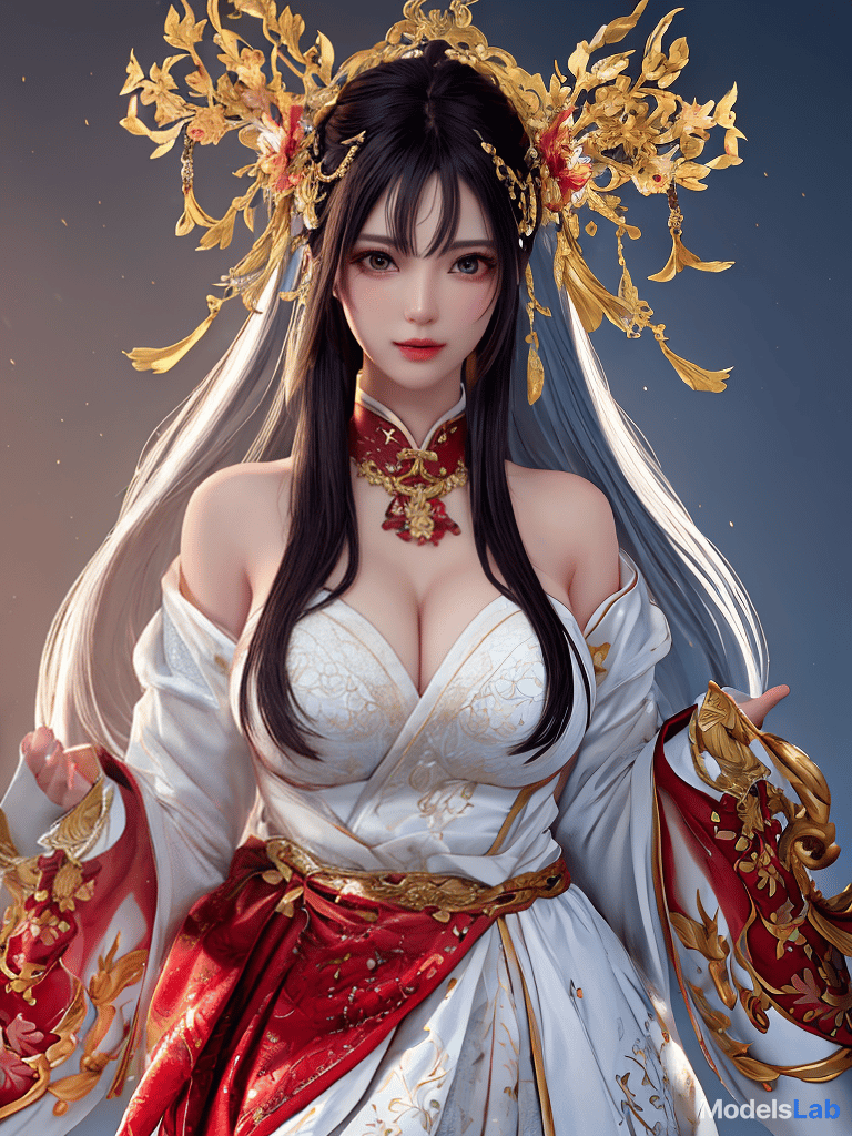  best quality,masterpiece,highres,1girl,blush,(seductive smile:0.8),star shaped pupils,red china hanfu,hanfu,chinese clothes,hair ornament,necklace,jewelry,beautiful face,upon body,tyndall effect,photorealistic,dark studio,rim lighting,two tone lighting,(high detailed skin:1.2),8k uhd,dslr,soft lighting,high quality,volumetric lighting,candid,photograph,high resolution,4k,8k,bokeh, hyperrealistic, full body, detailed clothing, highly detailed, cinematic lighting, stunningly beautiful, intricate, sharp focus, f/1. 8, 85mm, (centered image composition), (professionally color graded), ((bright soft diffused light)), volumetric fog, trending on instagram, trending on tumblr, HDR 4K, 8K