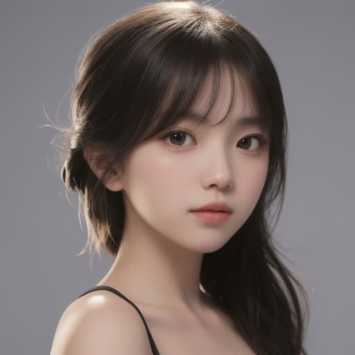  girl, best quality, solo, headshot, simple background