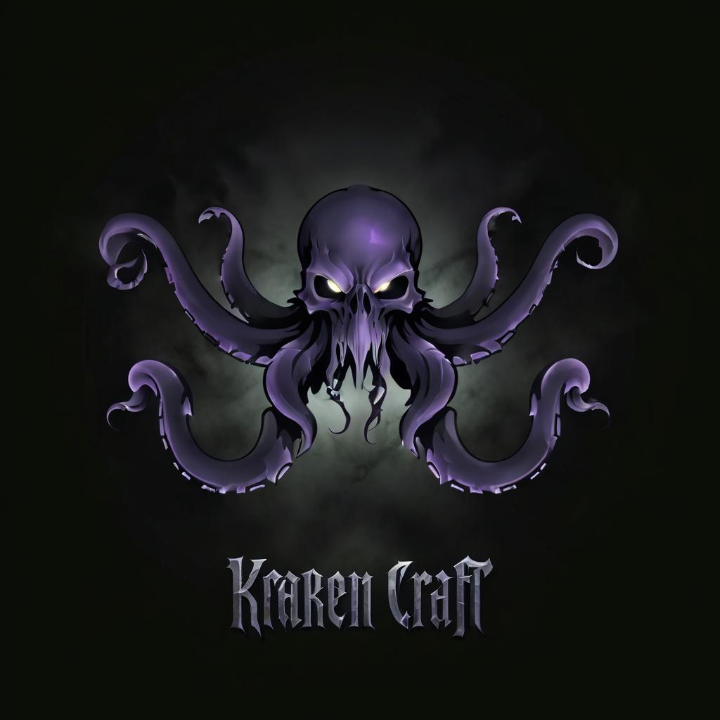  macabre style beautiful logo with kraken craft . dark, gothic, grim, haunting, highly detailed, logo hyperrealistic, full body, detailed clothing, highly detailed, cinematic lighting, stunningly beautiful, intricate, sharp focus, f/1. 8, 85mm, (centered image composition), (professionally color graded), ((bright soft diffused light)), volumetric fog, trending on instagram, trending on tumblr, HDR 4K, 8K