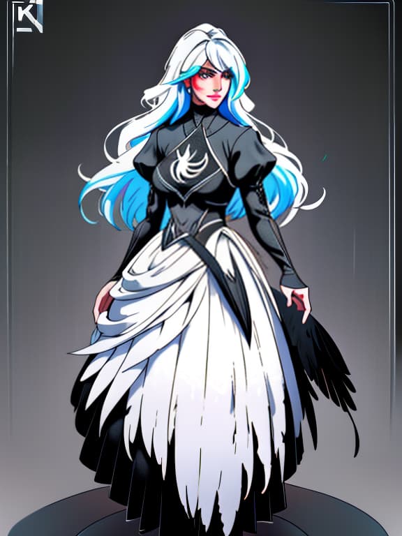  Black and white paint job for a ball gown with feathers, (logo:1.3), vector graphics, brand, design, inspired, (straight:1.3), (symmetrical:0.4) hyperrealistic, full body, detailed clothing, highly detailed, cinematic lighting, stunningly beautiful, intricate, sharp focus, f/1. 8, 85mm, (centered image composition), (professionally color graded), ((bright soft diffused light)), volumetric fog, trending on instagram, trending on tumblr, HDR 4K, 8K
