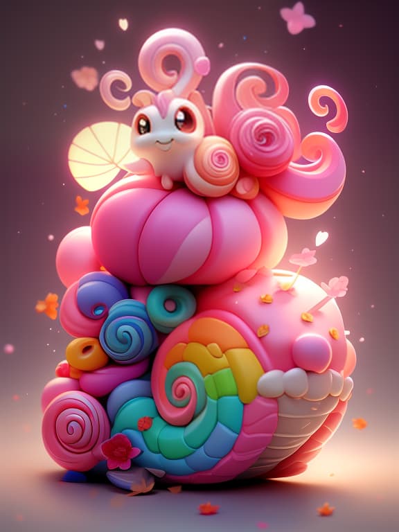  A snail with pink hair is happy with life and crawls across the rainbow. hyperrealistic, full body, detailed clothing, highly detailed, cinematic lighting, stunningly beautiful, intricate, sharp focus, f/1. 8, 85mm, (centered image composition), (professionally color graded), ((bright soft diffused light)), volumetric fog, trending on instagram, trending on tumblr, HDR 4K, 8K
