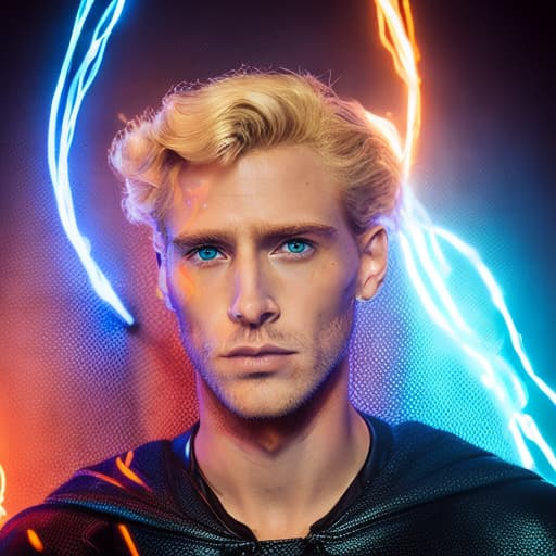 portrait+ style DC comics movie LGBT queer actor blonde hunk dude face