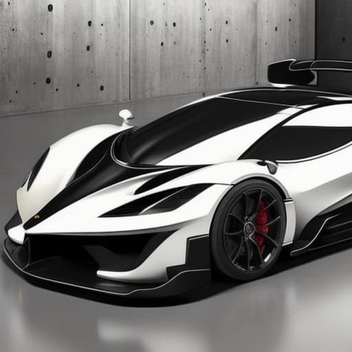  Full view of a highly detailed hypercar