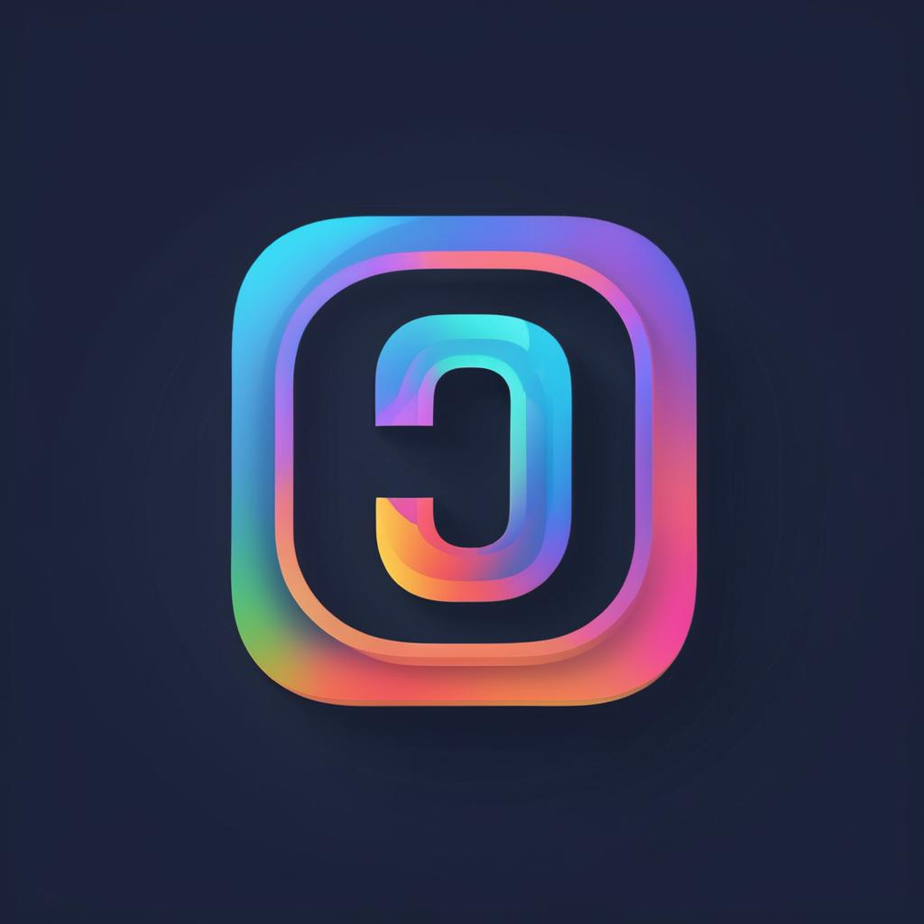  create a logo from the l e ! s u r e letters, (ios style mobile app icon:1.5), logo, midjourney style, hq, hightly detailed, 4k