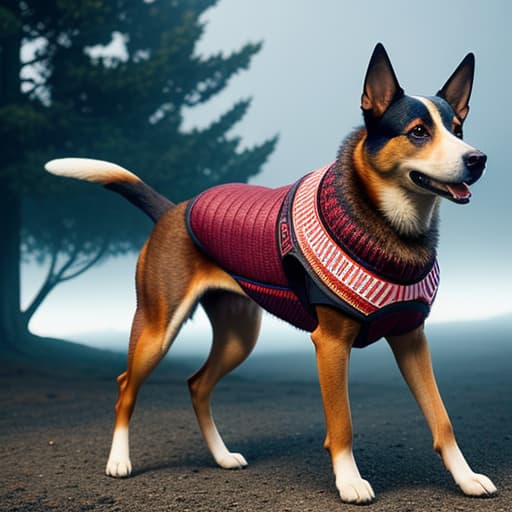  perro ladrando hyperrealistic, full body, detailed clothing, highly detailed, cinematic lighting, stunningly beautiful, intricate, sharp focus, f/1. 8, 85mm, (centered image composition), (professionally color graded), ((bright soft diffused light)), volumetric fog, trending on instagram, trending on tumblr, HDR 4K, 8K