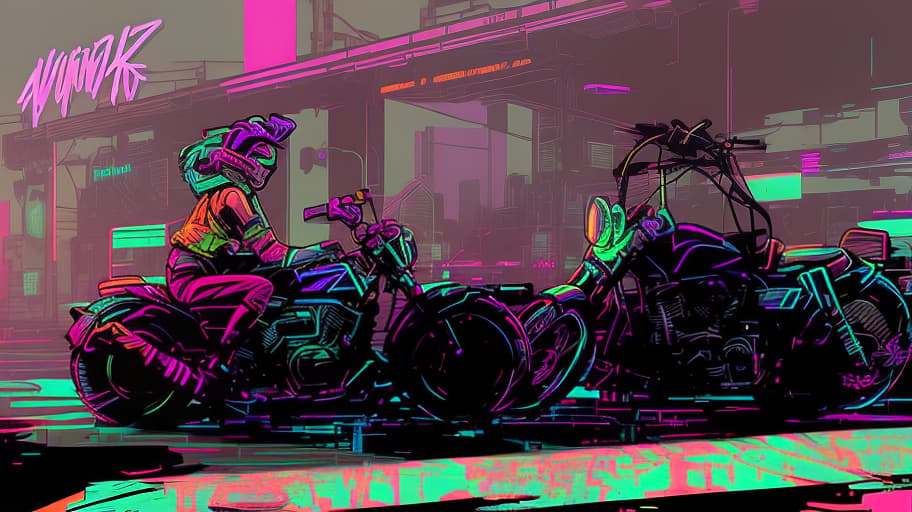 nvinkpunk convert it saturated color neon synthwave